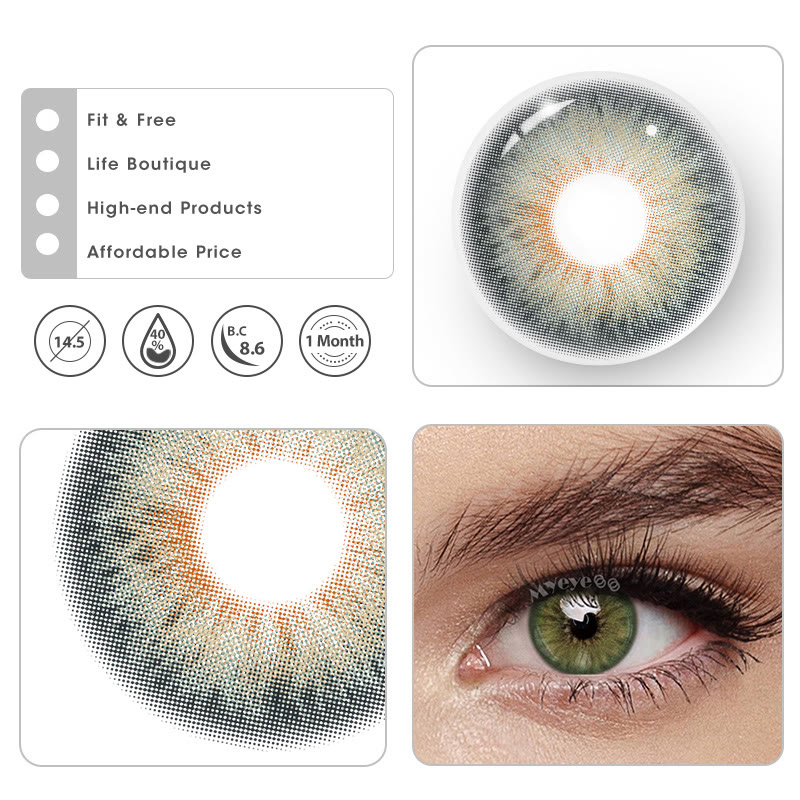 MYEYEBB Muse Grey Prescription Colored Contact Lenses丨Monthly - image 9