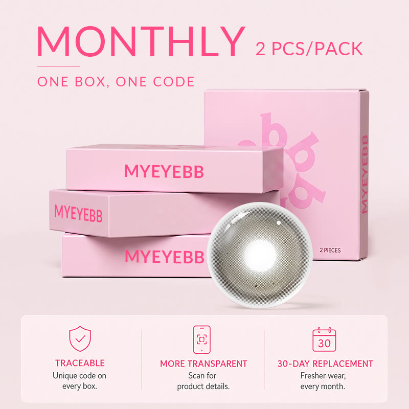 MYEYEBB Dusty Olive Prescription Colored Contact Lenses丨Monthly - image 3