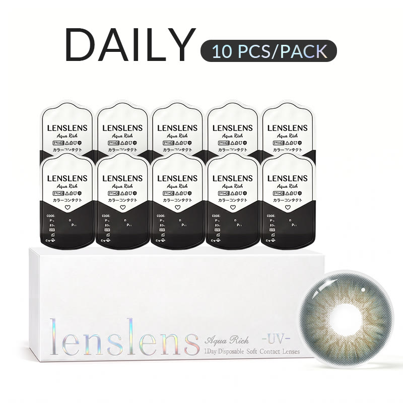 MYEYEBB Mystic Green Prescription Colored Contact Lenses丨1 Day-10 pcs - image 2