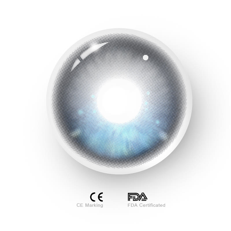 MYEYEBB Radiant Blue Colored Contact Lenses | 1 Day-10 Pcs - image 8