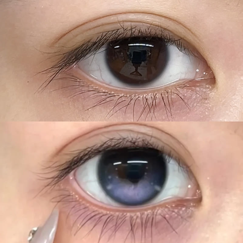 MYEYEBB Radiant Violet Colored Contact Lenses | 1 Day-10 Pcs - image 2