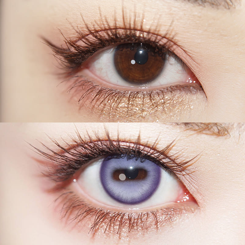 MYEYEBB Goat Eye Violet Cosplay Colored Contact Lenses | 1 Day-4 Pcs - image 2