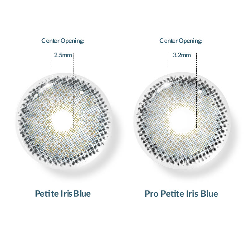 MYEYEBB Pro Petite Iris Blue Prescription Colored Contact Lenses丨Monthly - image 4