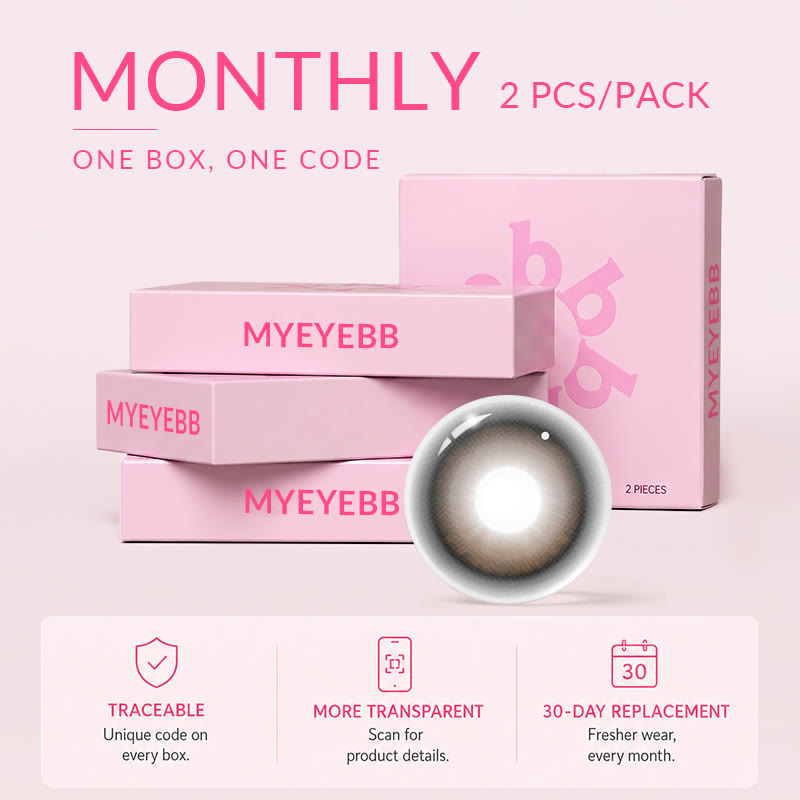 MYEYEBB Bare Hazel Prescription Colored Contact Lenses丨Monthly - image 3