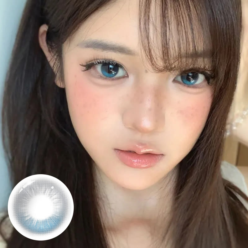 MYEYEBB Moonstone Blue Colored Contact Lenses | 1 Day-10 Pcs - image 3