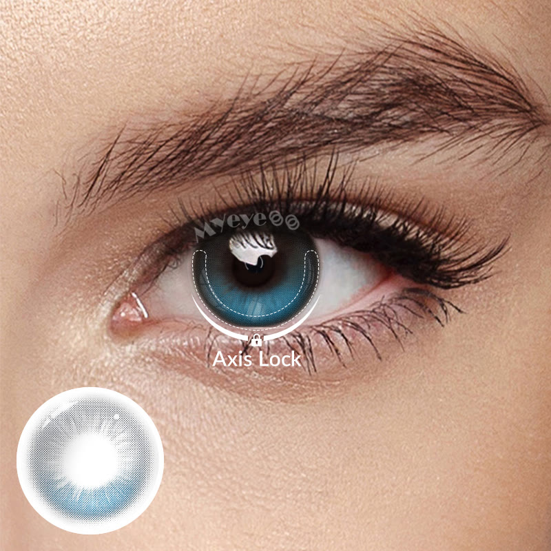 MYEYEBB Moonstone Blue Colored Contact Lenses | 1 Day-10 Pcs - Moonstone Blue (1 Day-10 pcs) - 0.00 - OD_LKB5_BU_10pcs - image 1