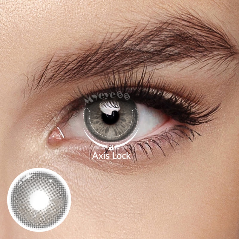 MYEYEBB Sunset Grey Colored Contact Lenses - Sunset Grey - 0.00 - MC155-5 - image 1