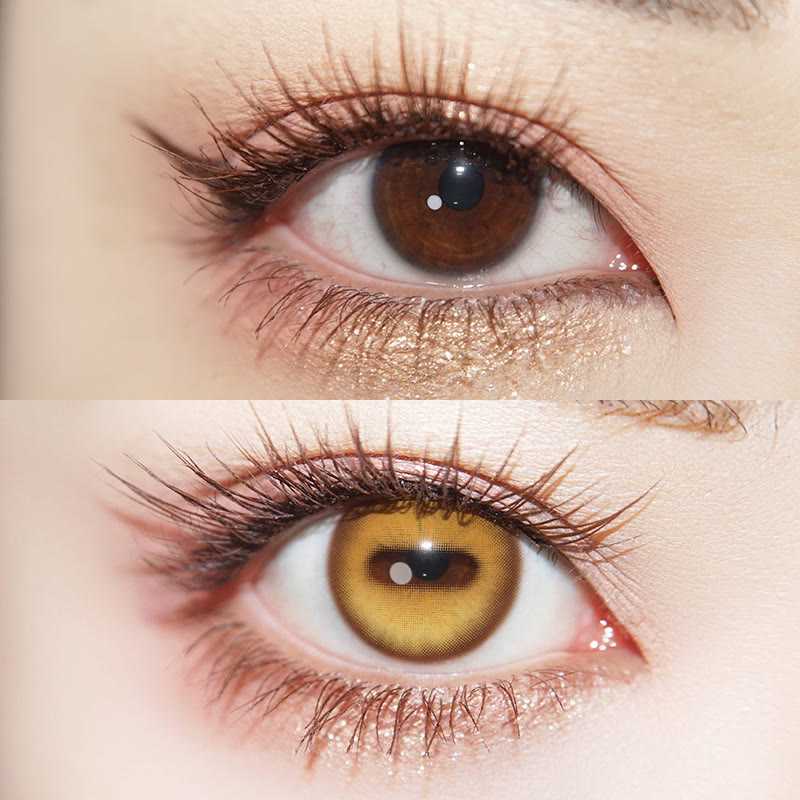 MYEYEBB Goat Eye Brown Cosplay Colored Contact Lenses | 1 Day-4 Pcs - image 2