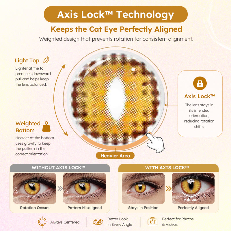 MYEYEBB Dragon Eye Gold Brown Prescrition Cosplay Colored Contact Lenses丨1 Day-4 Pcs - image 5