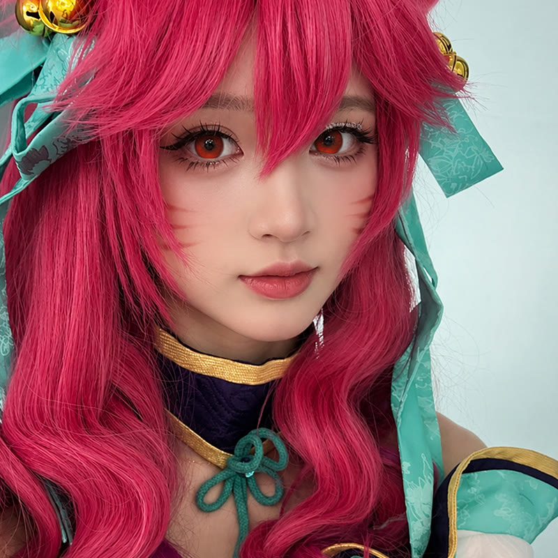 MYEYEBB Blood Moon Red Cosplay Colored Contact Lenses - image 5