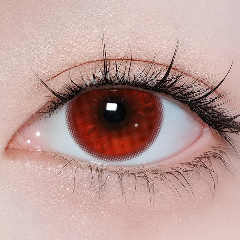 MYEYEBB Blood Moon Red Cosplay Colored Contact Lenses - image 2