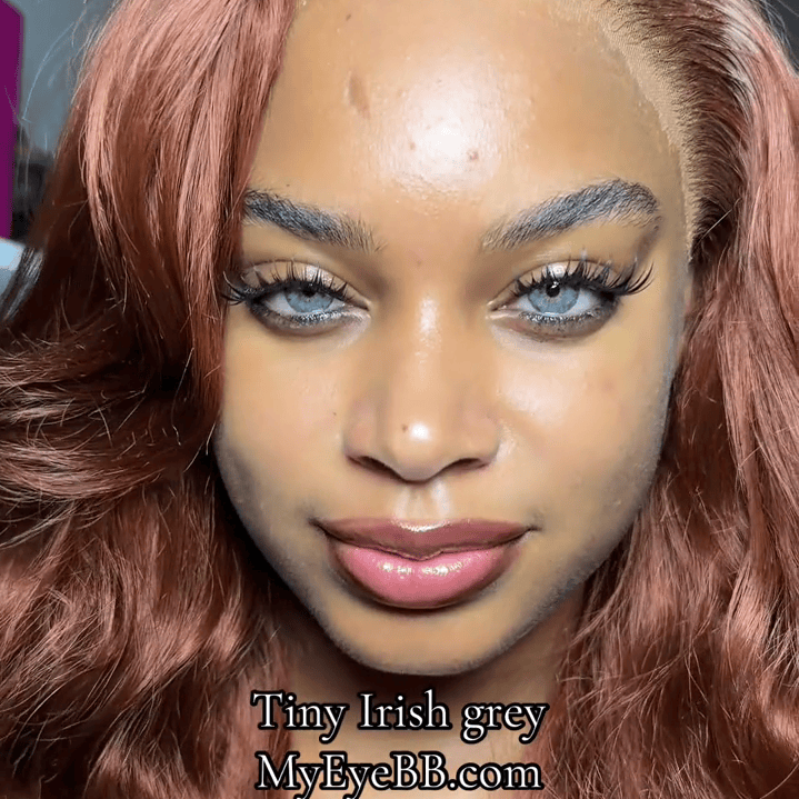 MYEYEBB Tiny Iris Grey Small Pupil Prescription Colored Contact Lenses丨Monthly - image 4