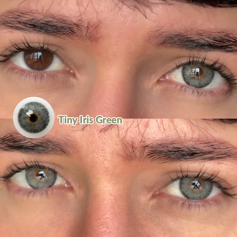 MYEYEBB Tiny Iris Green Small Pupil  Prescription Colored Contact Lenses丨Monthly - image 2