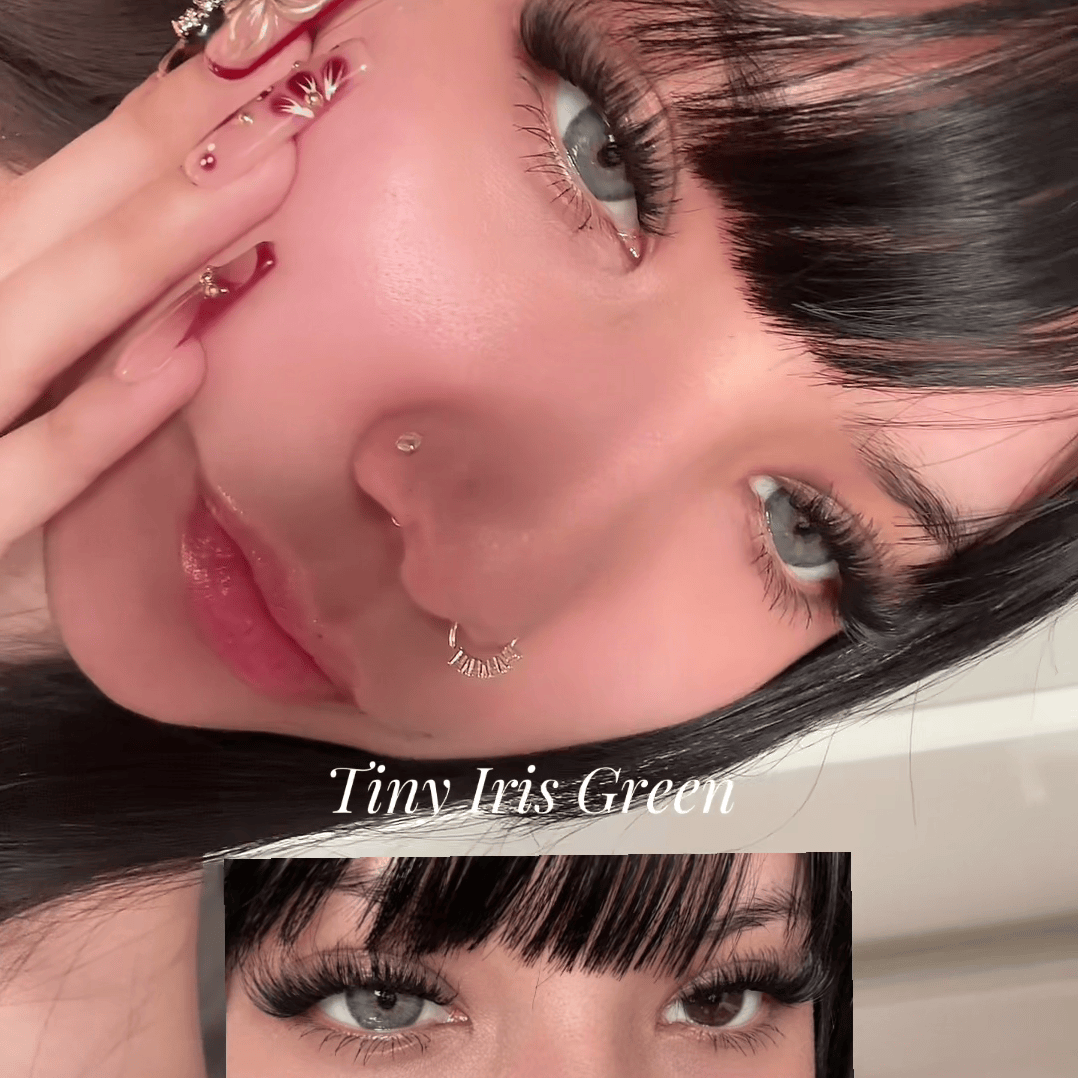 MYEYEBB Tiny Iris Green Small Pupil  Prescription Colored Contact Lenses丨Monthly - image 4