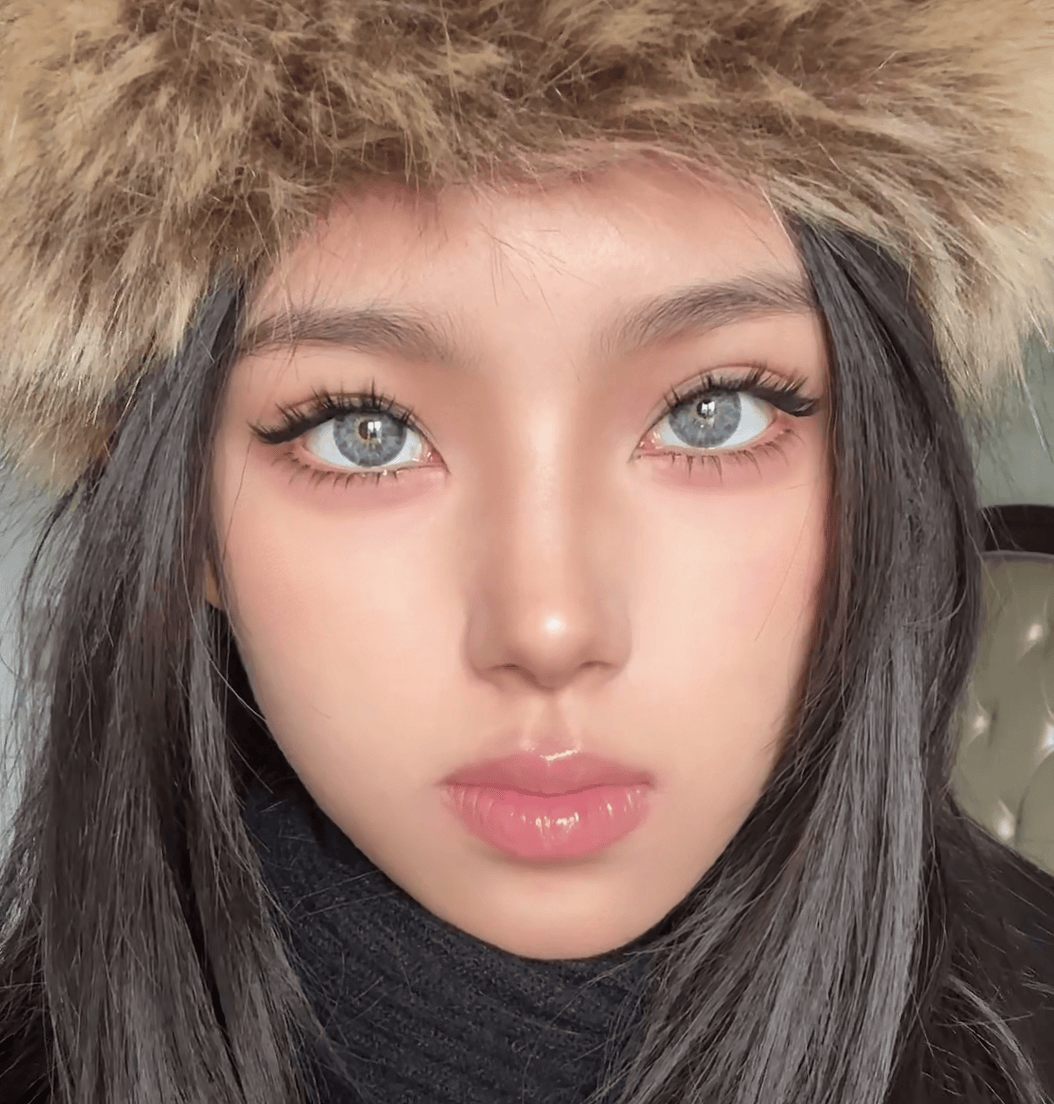 MYEYEBB Tiny Iris Blue Small Pupil Prescription Colored Contact Lenses丨Monthly - image 3