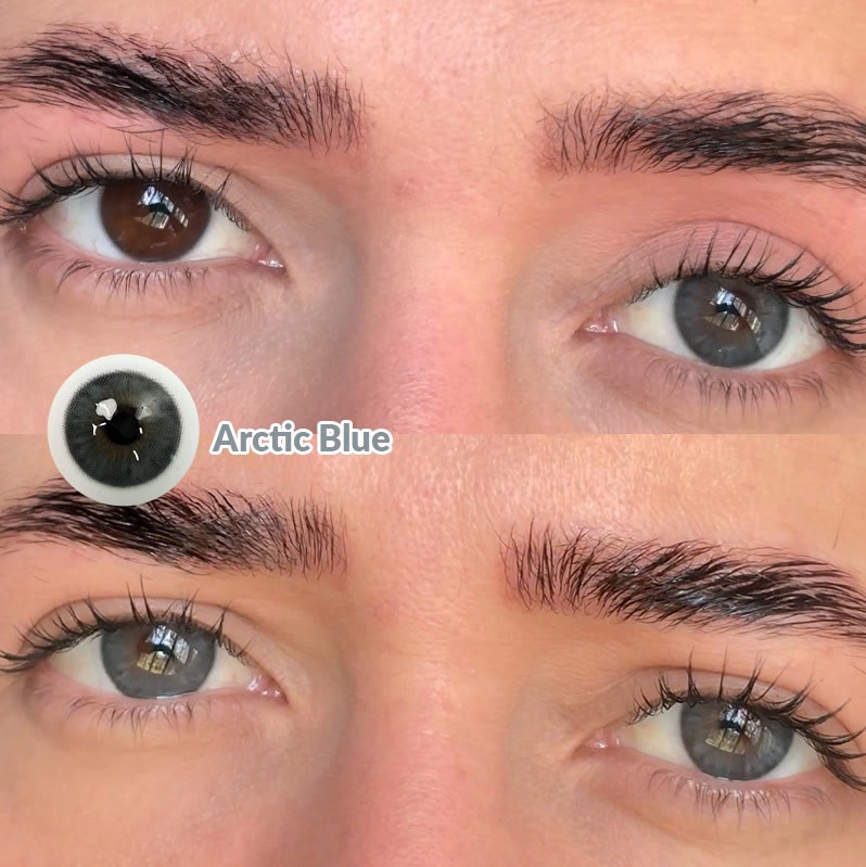 MYEYEBB Arctic Blue Prescription Colored Contact Lenses - image 2