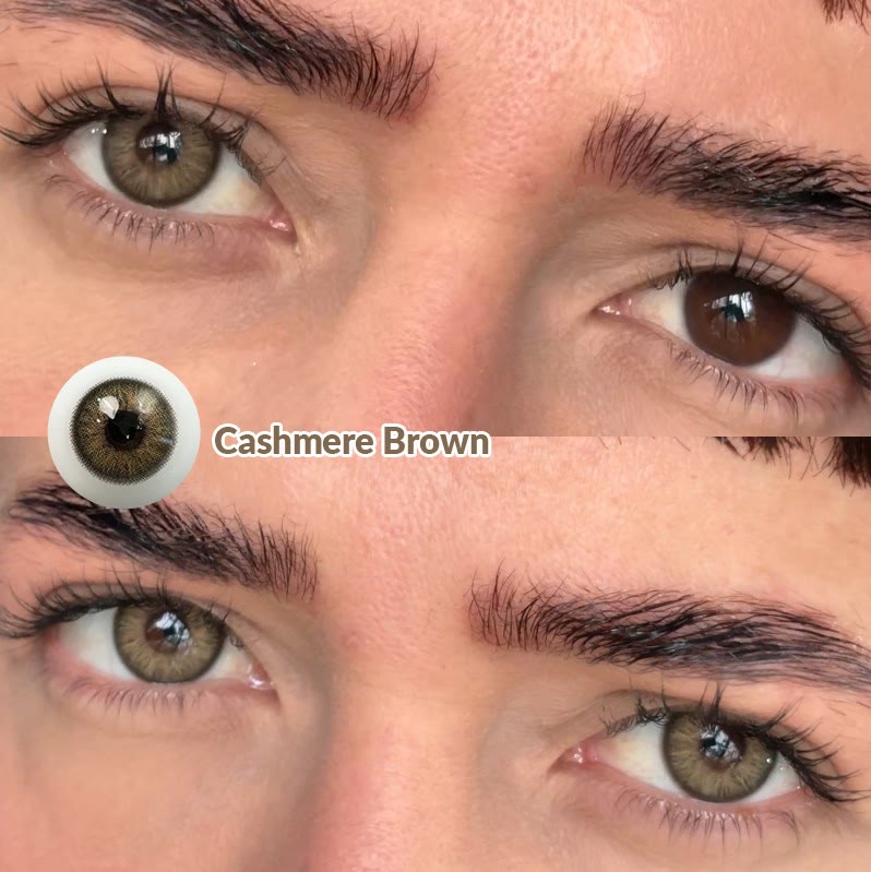 MYEYEBB Cashmere Brown Prescription Colored Contact Lenses - image 2
