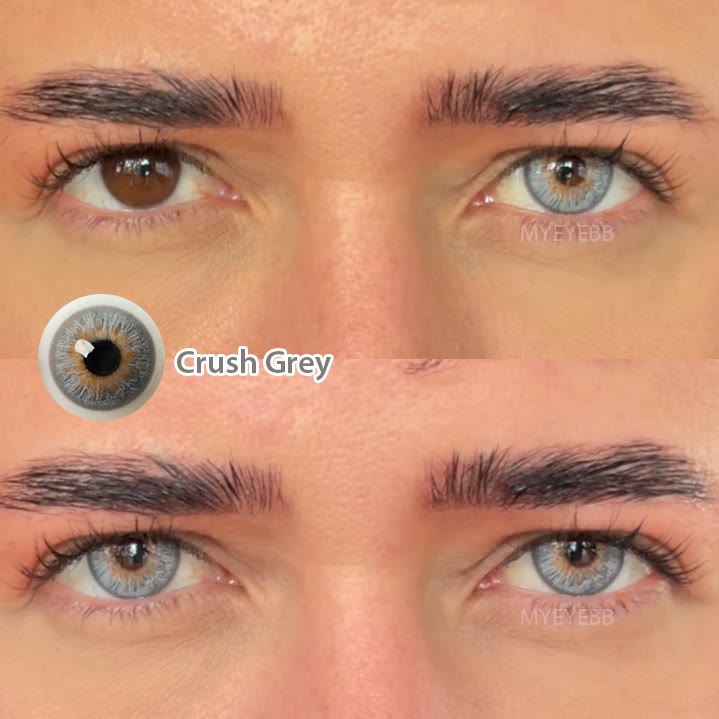 MYEYEBB Crush Grey Prescription Colored Contact Lenses - image 2