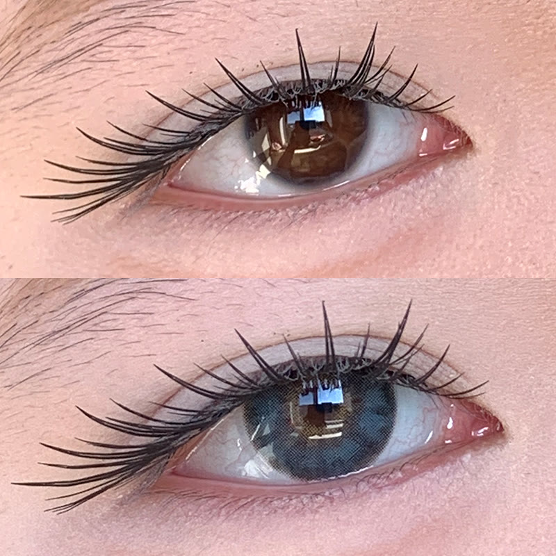 MYEYEBB Tiny Iris Blue Small Pupil Prescription Colored Contact Lenses - image 2