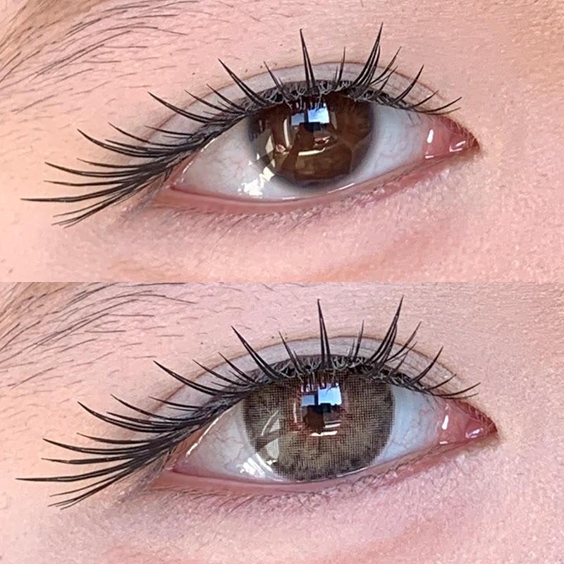 MYEYEBB Tiny Iris Brown Small Pupil Prescription Colored Contact Lenses - image 2