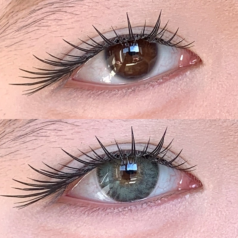 MYEYEBB Tiny Iris Green Small Pupil  Prescription Colored Contact Lenses丨Monthly - image 2