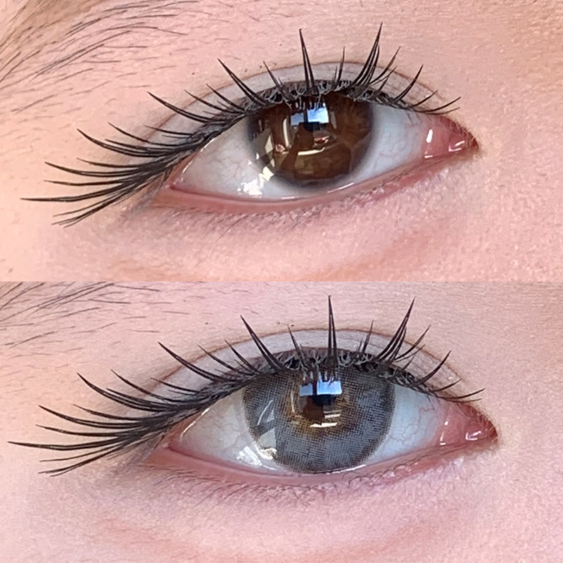 MYEYEBB Tiny Iris Grey Small Pupil Prescription Colored Contact Lenses - image 2