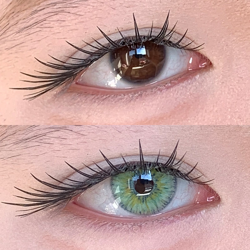 MYEYEBB Rebirth Cosmic Green Prescription Colored Contact Lenses - image 2