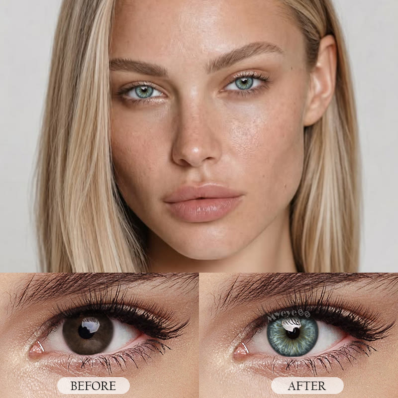 MYEYEBB Siren Iris Blue Colored Contact Lenses - image 4