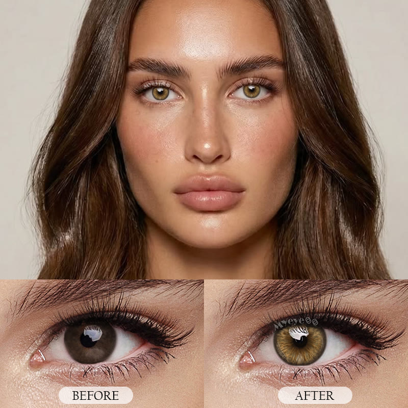 MYEYEBB Siren Iris Brown Colored Contact Lenses - image 4