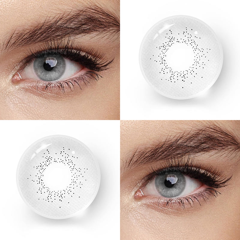 MYEYEBB Ocean Grey Prescription Colored Contact Lenses - image 3