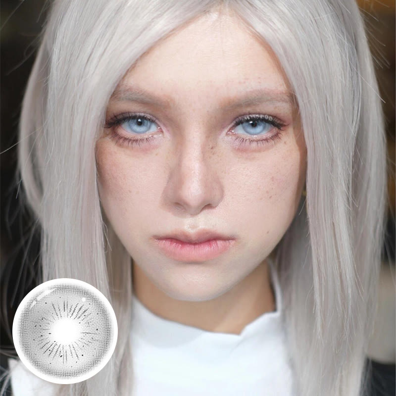 MYEYEBB Serpent Grey Cosplay Colored Contact Lenses - image 3