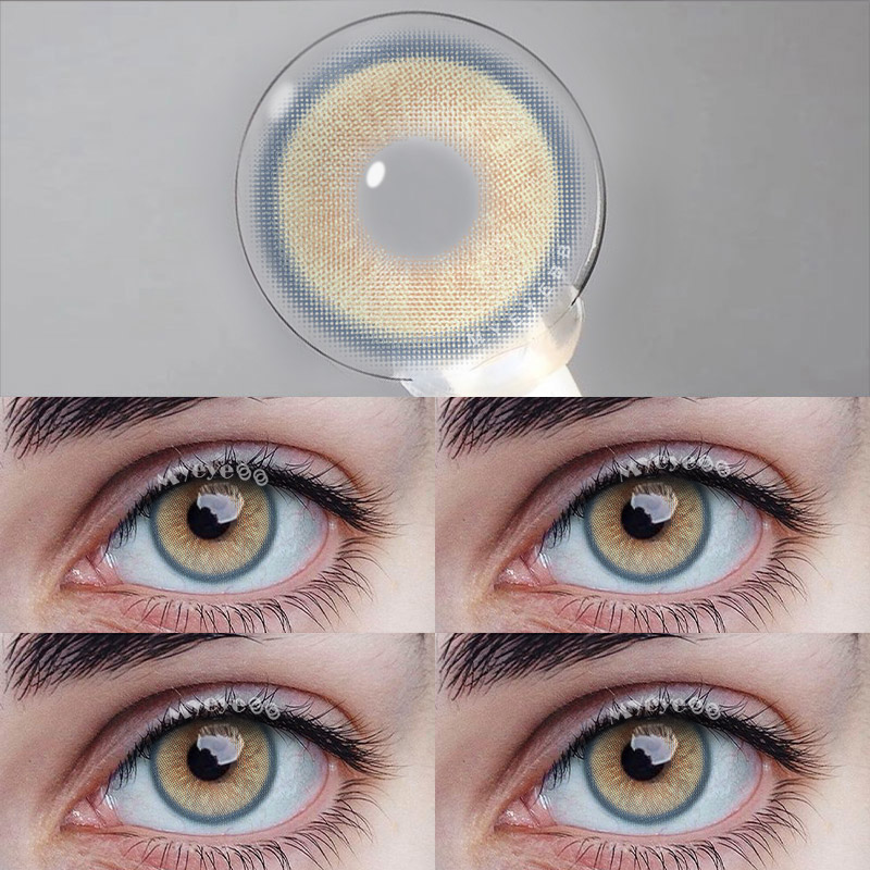 MYEYEBB Genshin Moon Brown Prescription Colored Contact Lenses-MYEYEBB