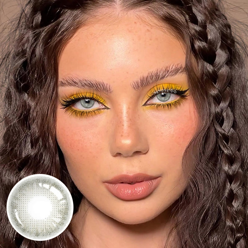 MYEYEBB Sydney Grey Prescription Colored Contact Lenses - image 2