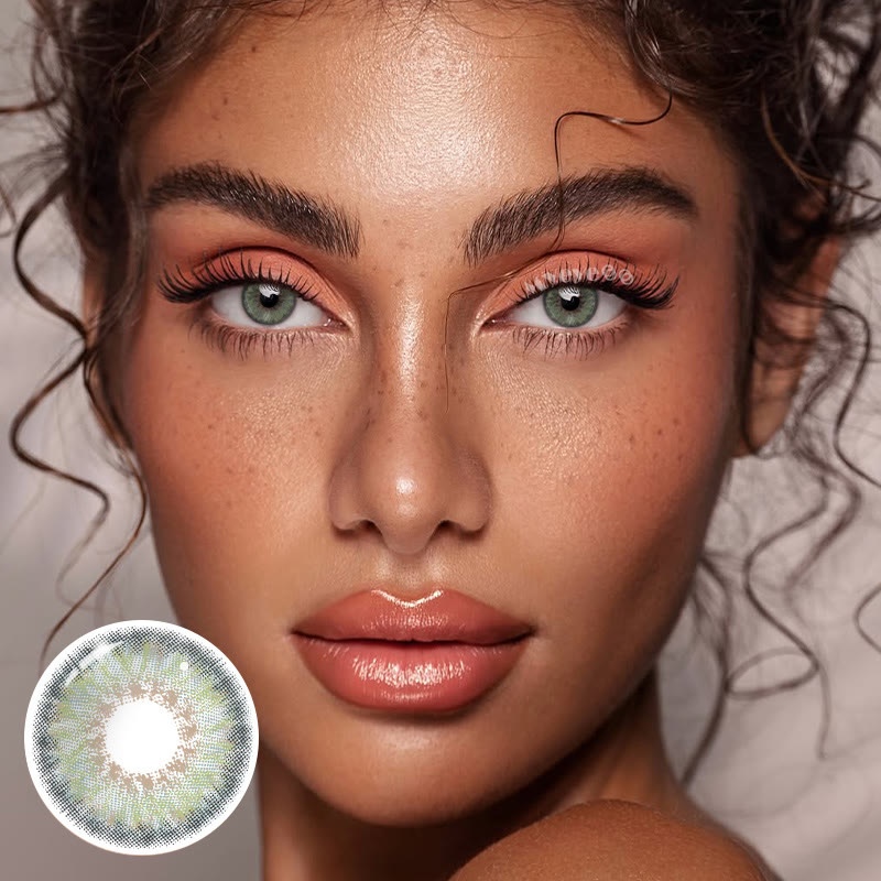 MYEYEBB Pro Petite Iris Grey Green Prescription Colored Contact Lenses - image 8