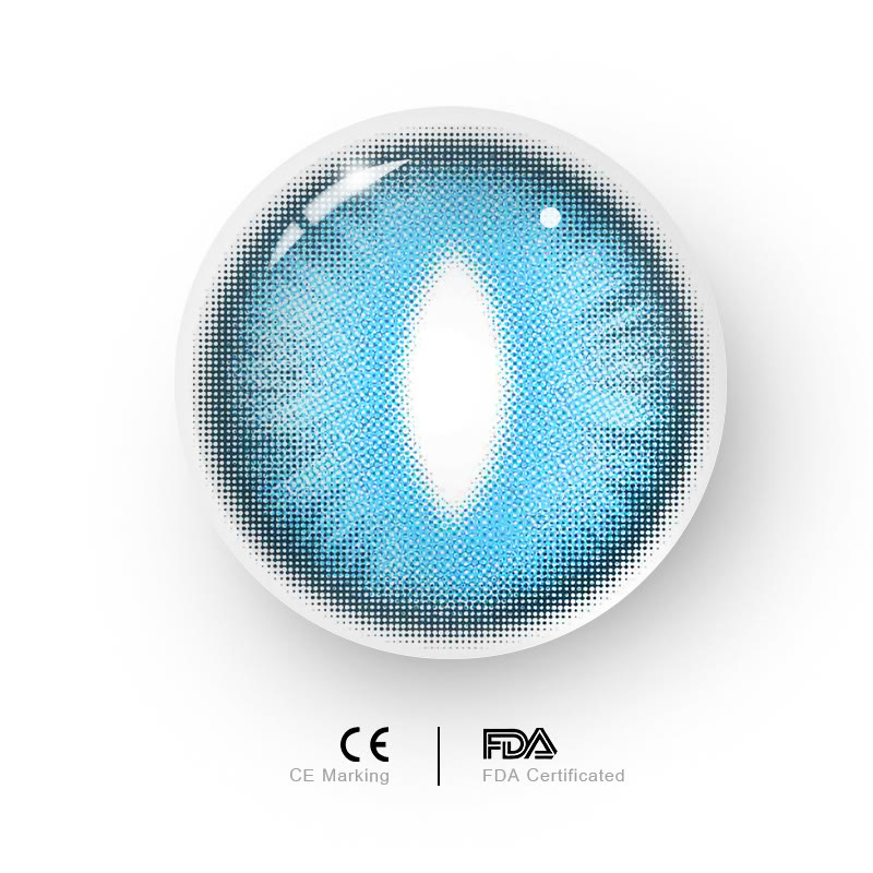 MYEYEBB Dragon Eye Blue Cosplay Colored Contact Lenses丨1 Day