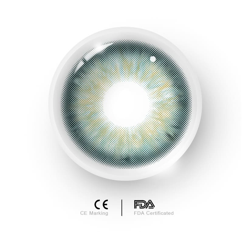 MYEYEBB Aegean Sea II Green Prescription Colored Contact Lenses - image 12