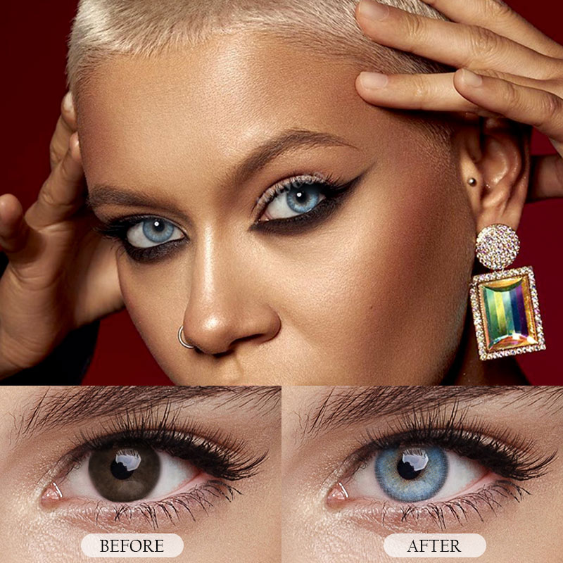 MYEYEBB Moonbeam I Blue Tomorrowland N1 Prescription Colored Contact Lenses - image 5