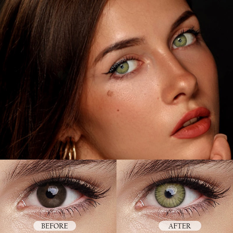 MYEYEBB New York II Appeal Grey Brown Prescription Colored Contact Lenses - image 9