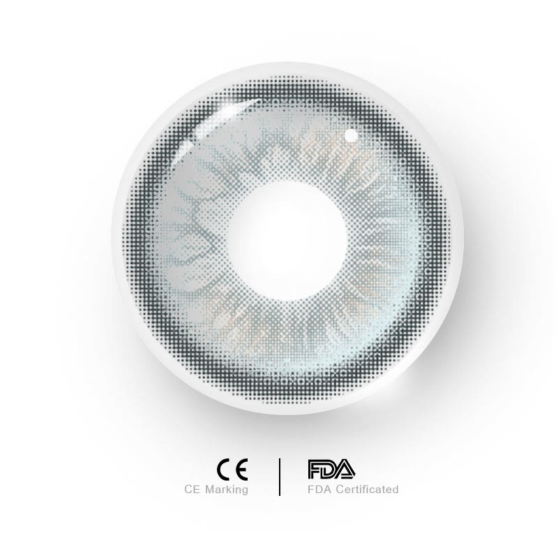 MYEYEBB Viva Blue Prescription Men Colored Contact Lenses - image 2