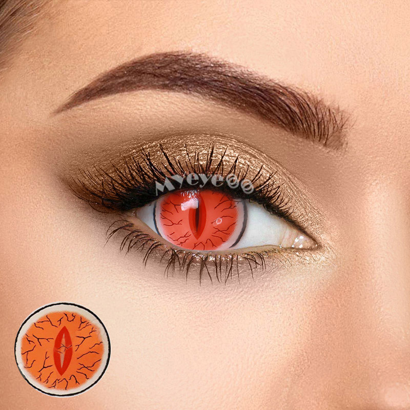 MYEYEBB Blind Kibutsuji Muzan Cosplay Colored Contact Lenses-MYEYEBB