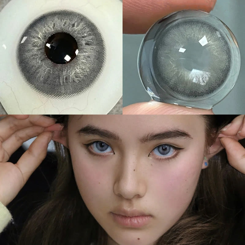 MYEYEBB Medusa Grey Colored Contact Lenses-MYEYEBB