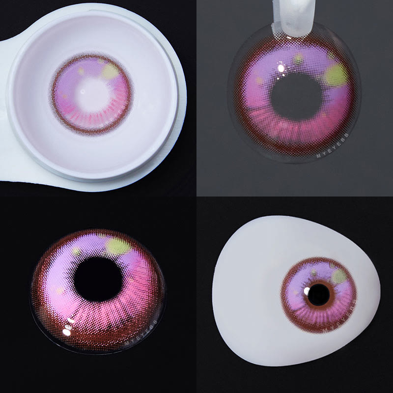 MYEYEBB Kranya Violet Prescription Cosplay Colored Contact Lenses-MYEYEBB