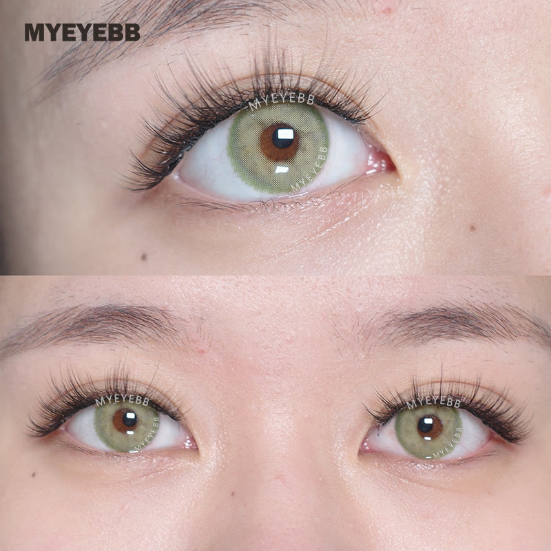 MYEYEBB Silvana Green Prescription Colored Contact Lenses - image 5