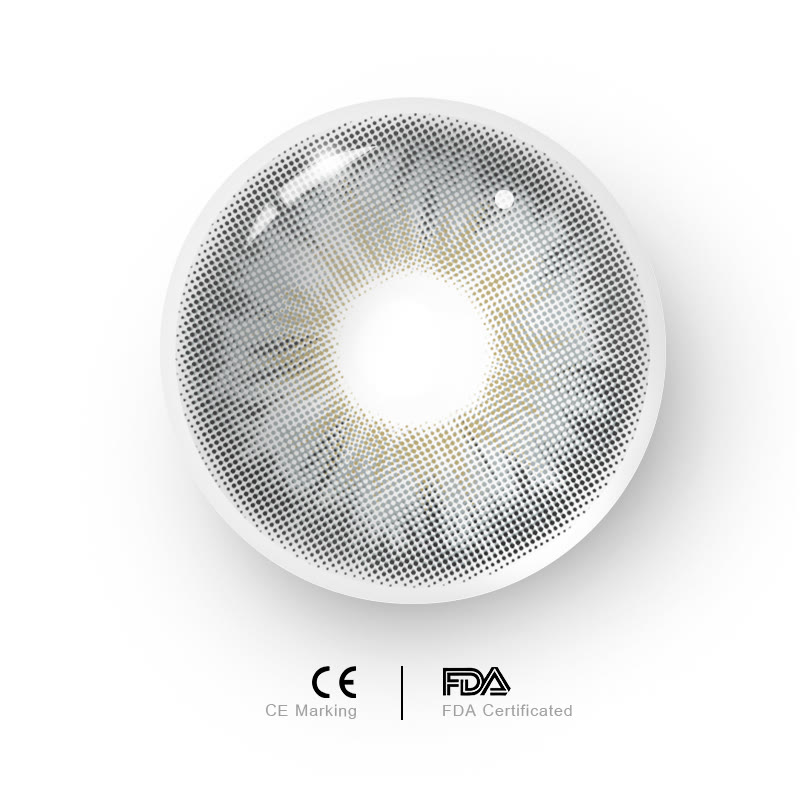 MYEYEBB Tiny Iris Grey Small Pupil Colored Contact Lenses - image 5