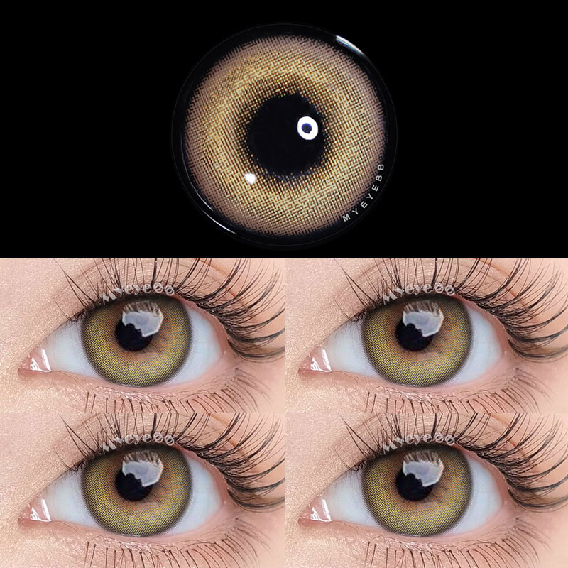 MYEYEBB Dream Bubble Brown Prescription Colored Contact Lenses - image 3