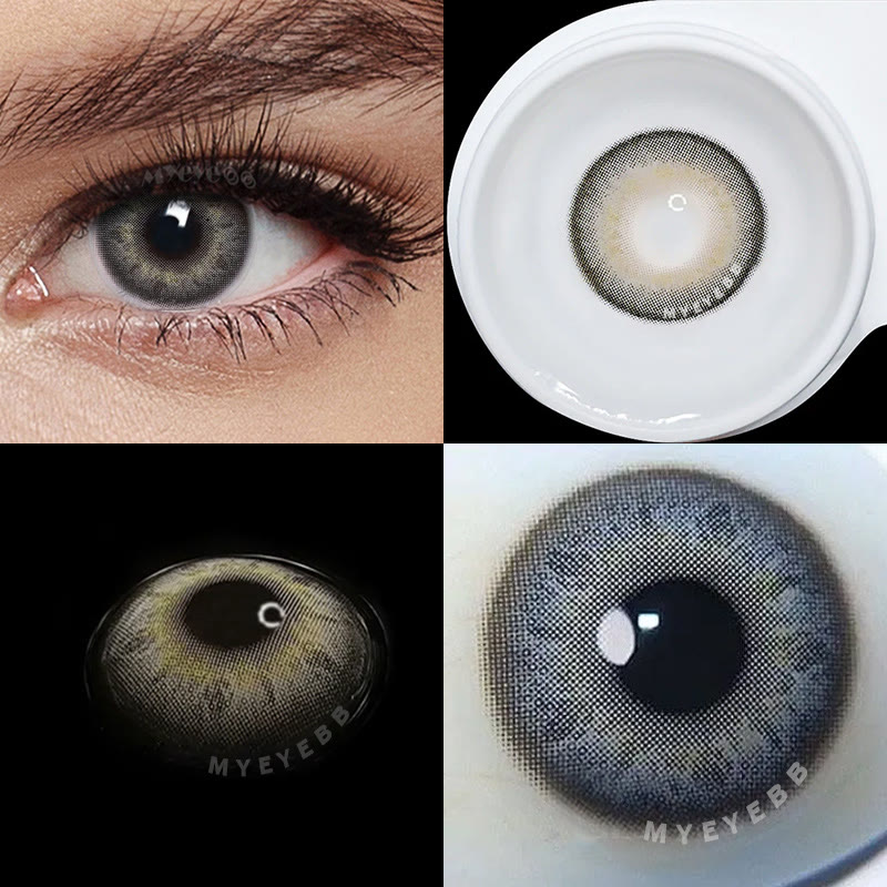 MYEYEBB Bionic Grey Colored Contact Lenses