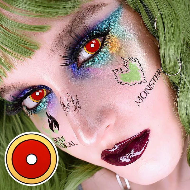 MYEYEBB Blind Rengoku Kyoujurou Cosplay Colored Contact Lenses-MYEYEBB