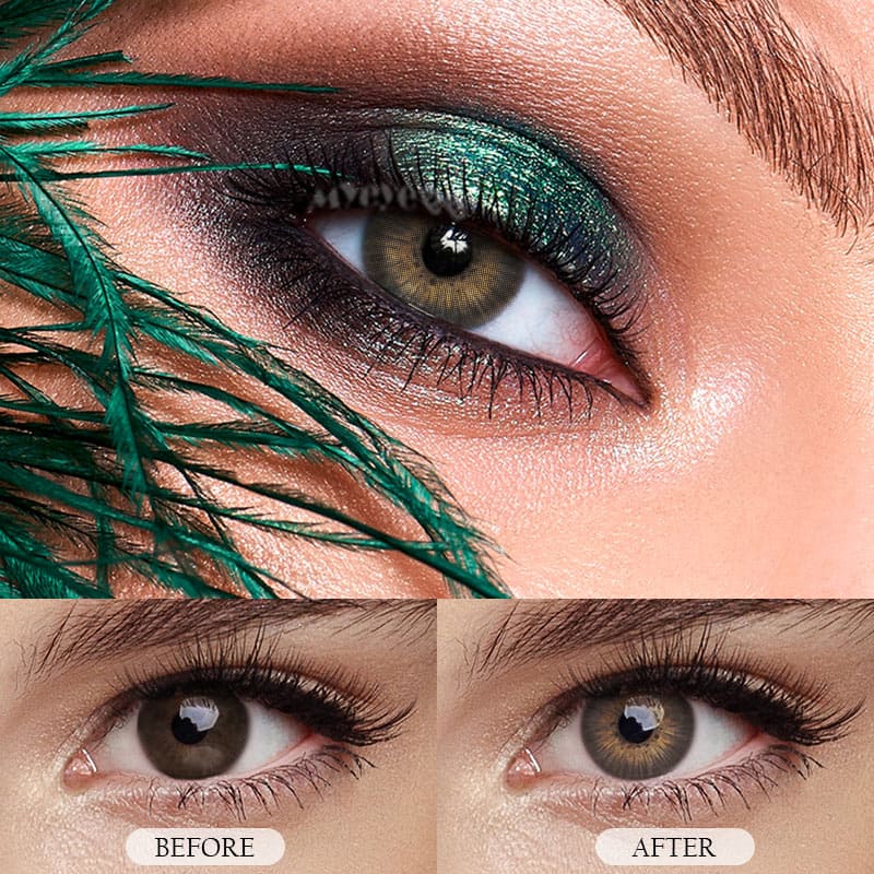 MYEYEBB New York III Brown Prescription Colored Contact Lenses - image 9