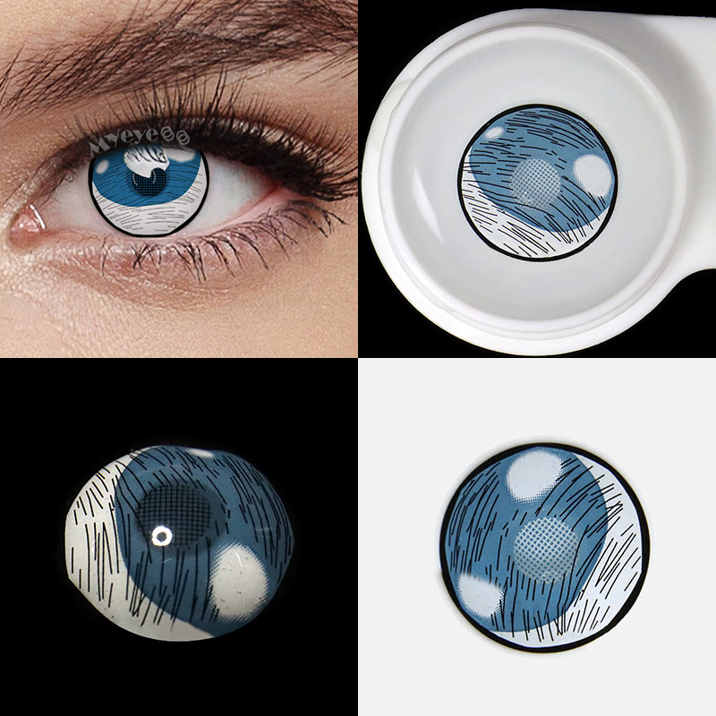 MYEYEBB Blind Kumooni Cosplay Colored Contact Lenses-MYEYEBB