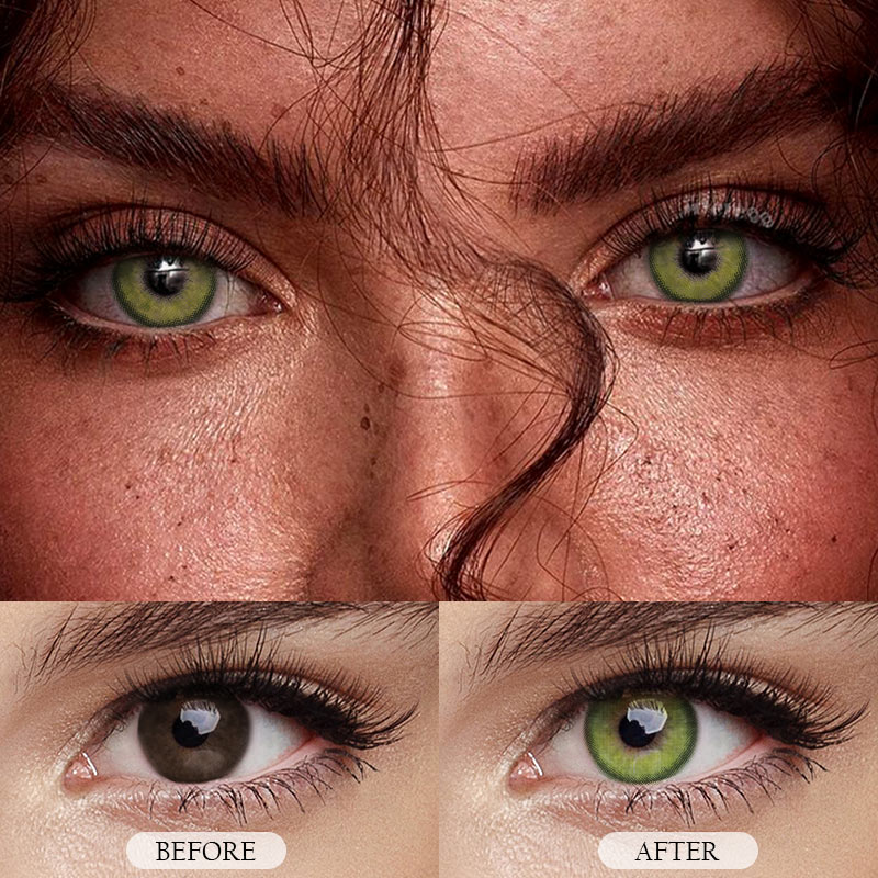 MYEYEBB Silvana Green Prescription Colored Contact Lenses - image 10